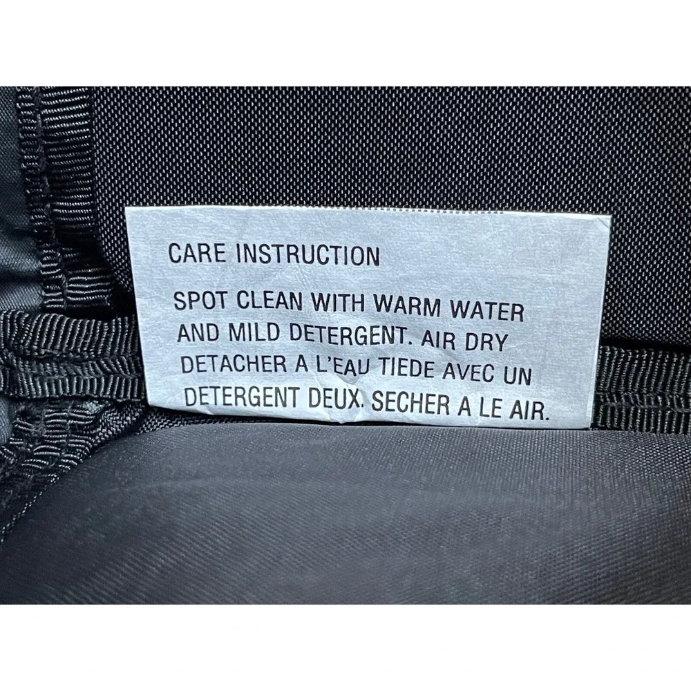 Vintage‎ EDDIE BAUER BLACK SOFT CANVAS GOLF AIRPLANE TRAVEL CARRY BAG